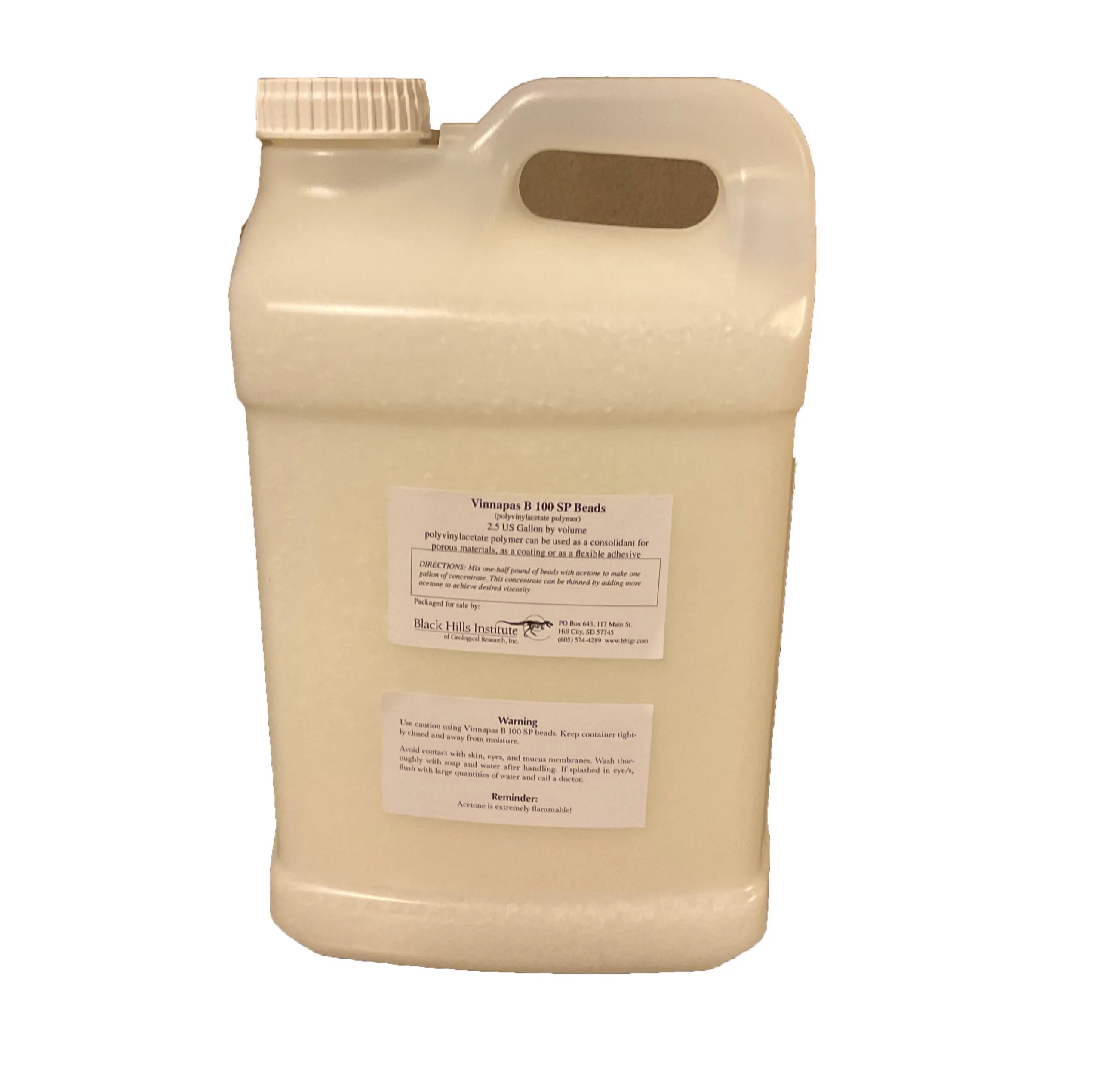 PVA Vinnapas B 100SP (Polyvinyl Acetate) Beads - 2.5 Gallon - Sealant