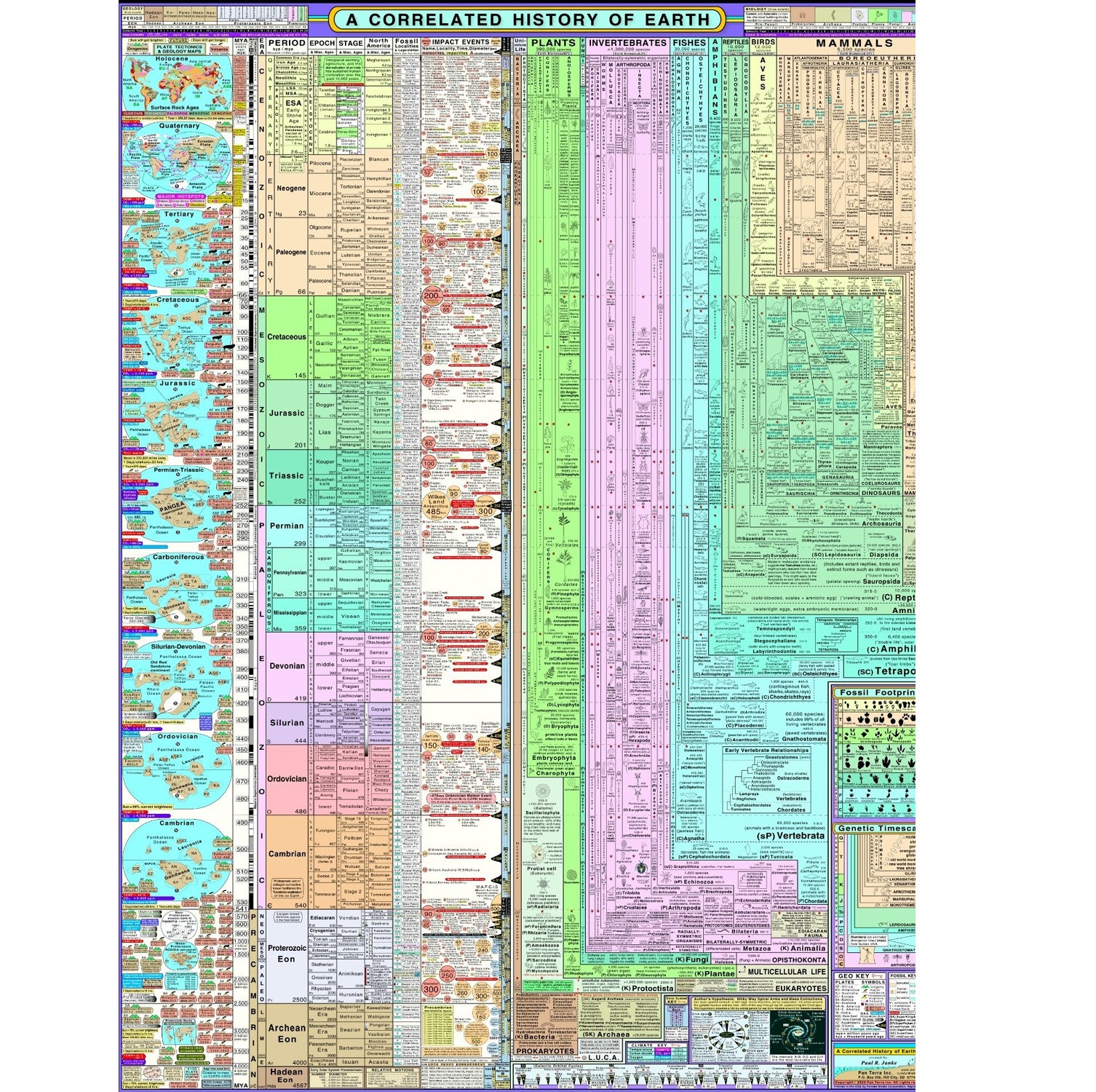 A Correlated History of Earth Poster